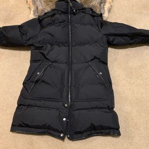 PAJAR Cougar Down Fur Black Parka L